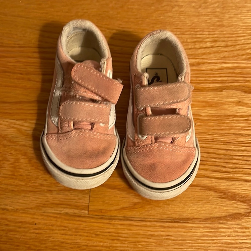 Size 5.5 pink van sneakers